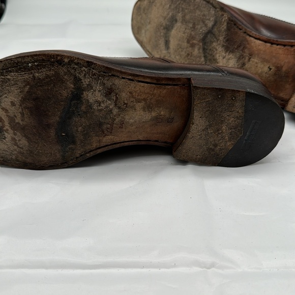 Salvatore Ferragamo 10 1/2 brown leather derby - Picture 5 of 6